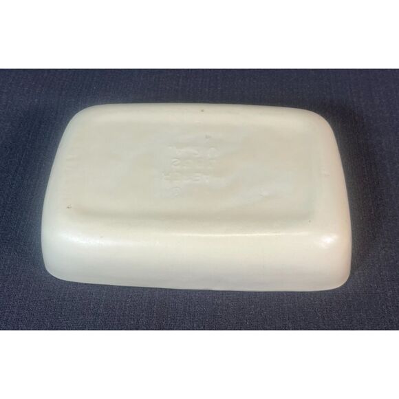 Vintage Haeger Pottery USA Shallow Planter Dish Bone White - Picture 3 of 9